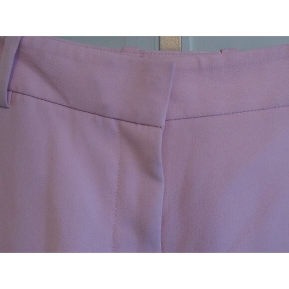 New With flaw: Lafayette 148 Gates Straight Leg Pants In Pink Size 0 - Picture 5 of 10